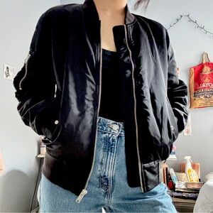 Aritzia Wilfred bomber jacket